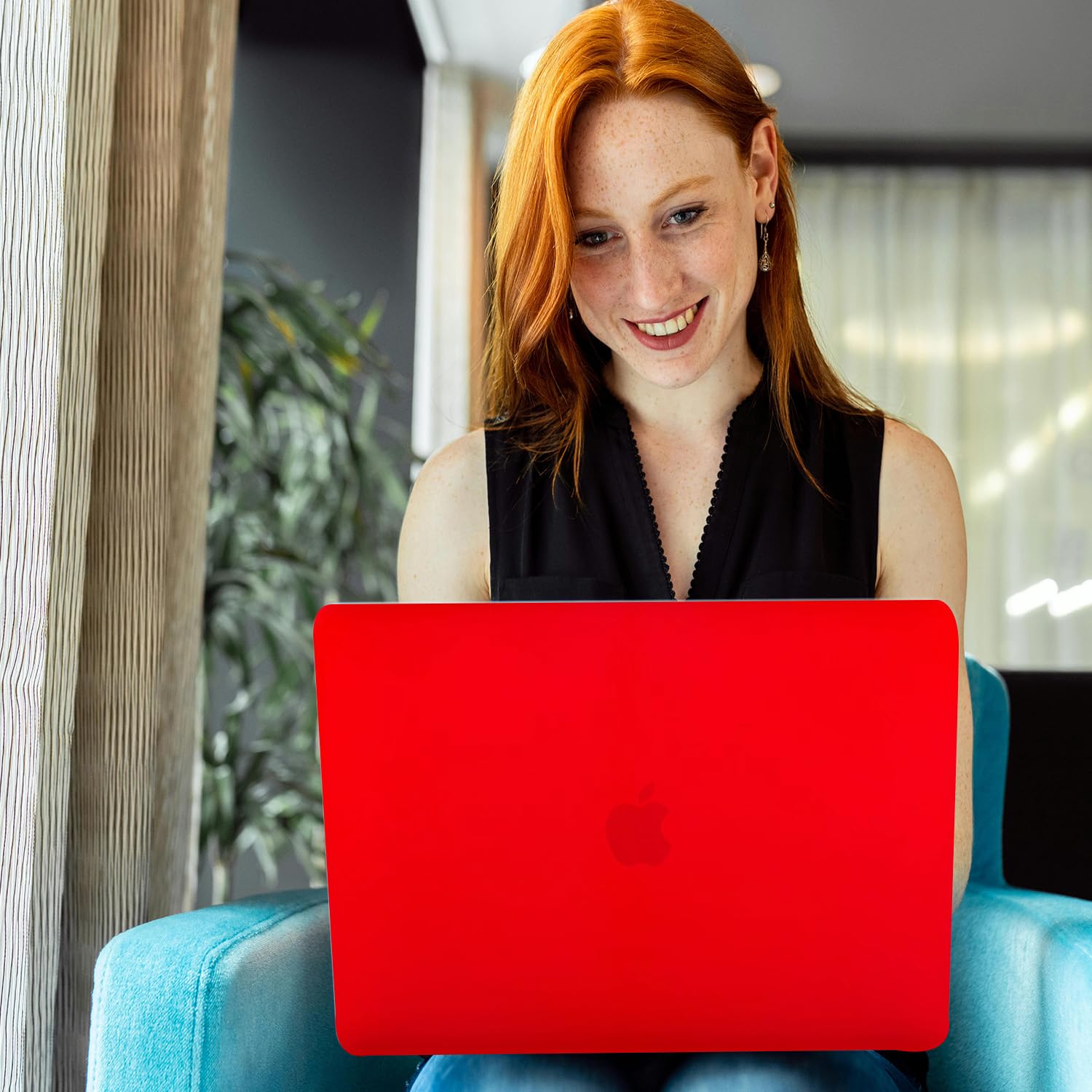Twarda obudowa do MacBooka Pro 38.1 cm 2015-2012 A1398 z wyświetlaczem Retina, ultracienka plastikowa obudowa na laptopa i pokrowiec na klawiaturę do Macbooka Pro 15, czerwony matowy