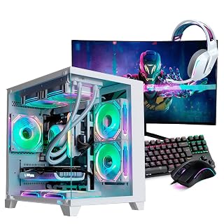 PC Gamer Completo Ryzen 5 5500 + RTX 3050, 16GB para setup gamer