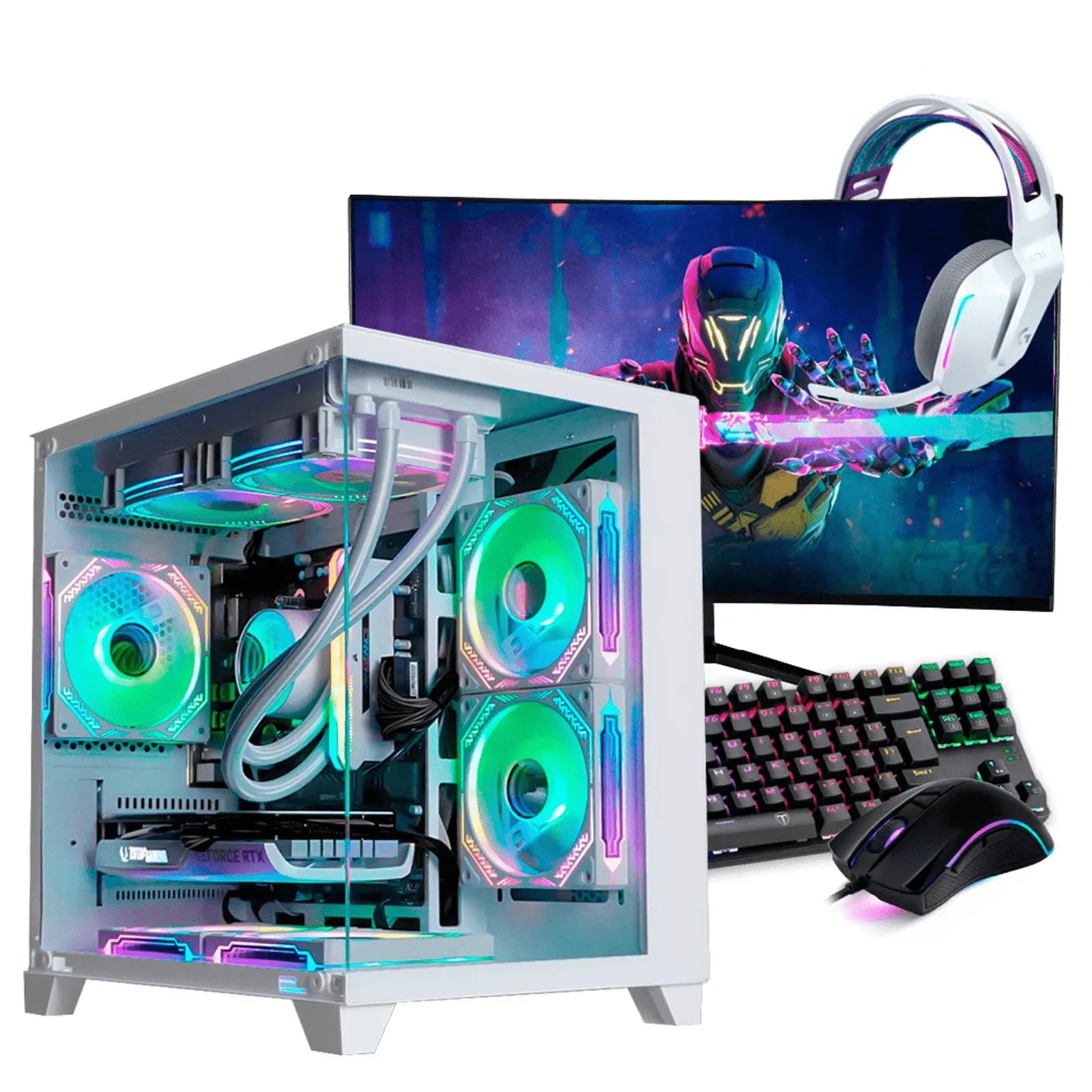 ゲーミングPC RTX3050/Ryzen5 1400/16GB/SSD256G AMD PC Gamer Completo Ryzen 5 5500, RTX 3050, 16GB DDR4, SSD 480GB