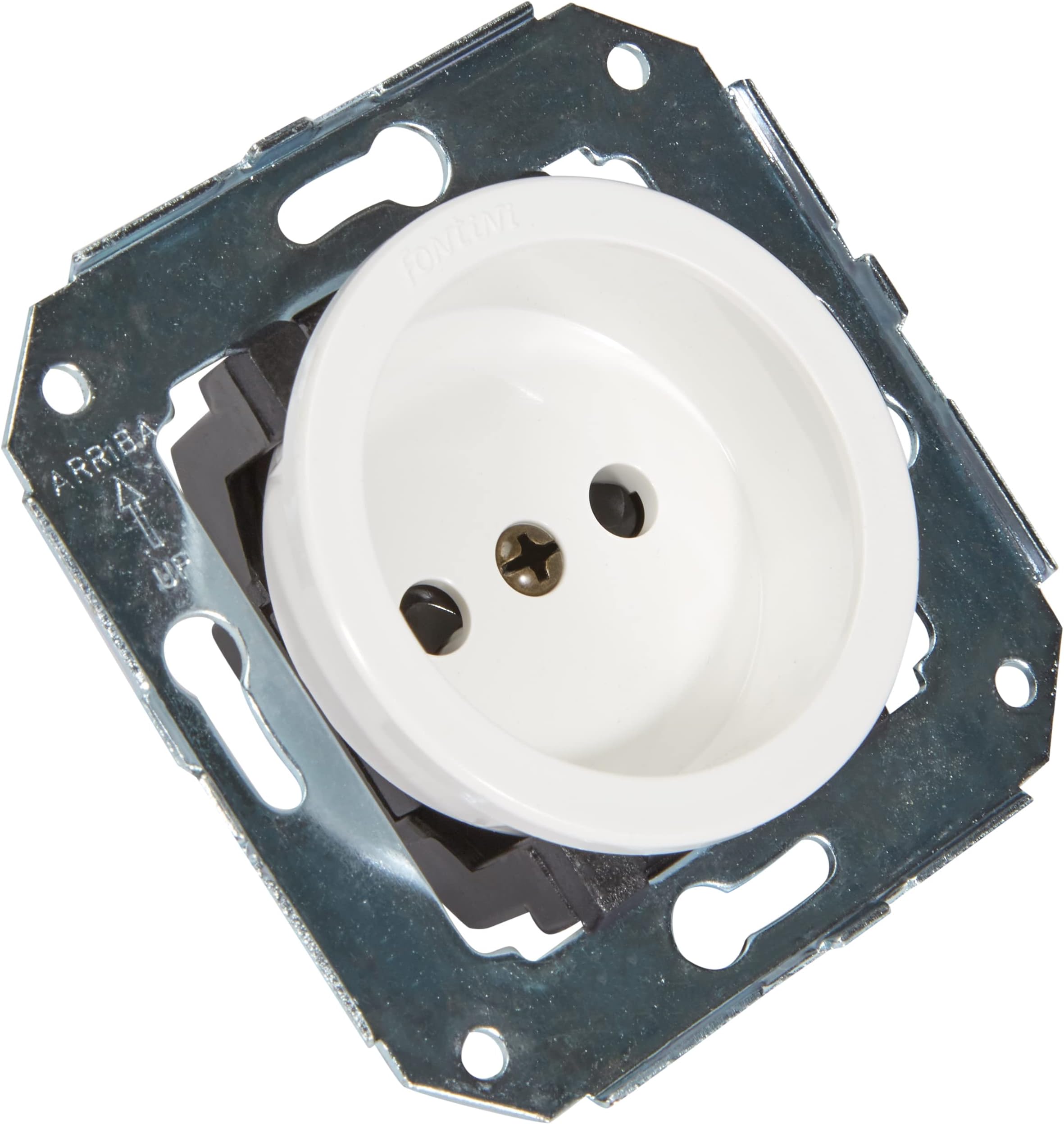 fontini – PLUG BASE WITH SAFETY PLUGS, white, venezia