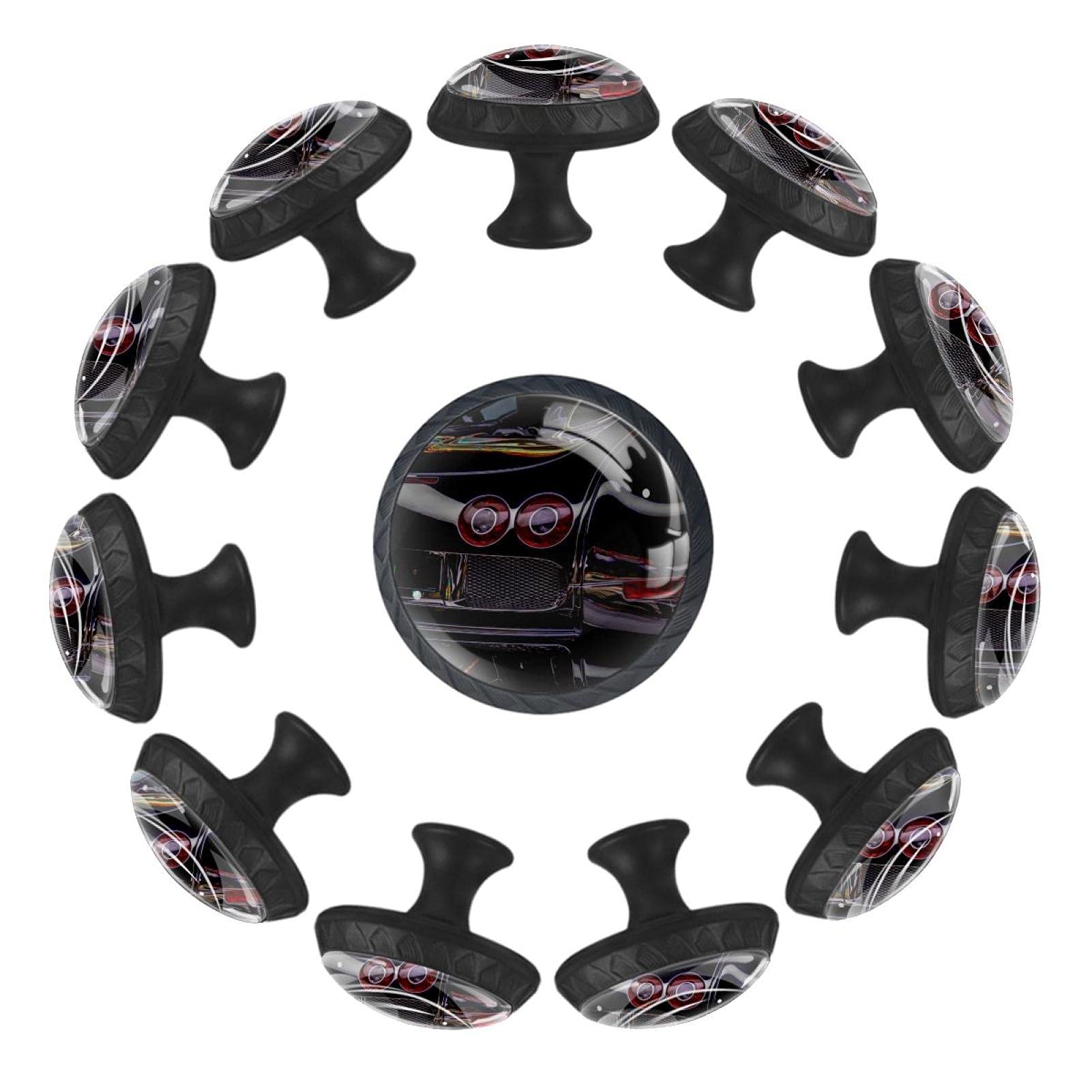 Boutons de tiroir pour chambre d'enfant Bling Car lot de 12 poignées 35mm salle de jeux
