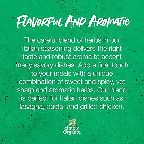Miniatura 4 de Simply Organic Condimento italiano, orgánico certificado  0.95 oz  Paquete de 4