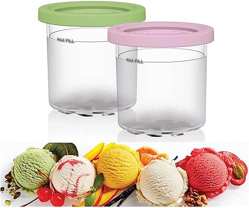 246 Pintas Creami Deluxe, para pintas de crema ninja, recipientes de 16 onzas seguros y a prueba de fugas para máquina de helados serie NC301 NC300