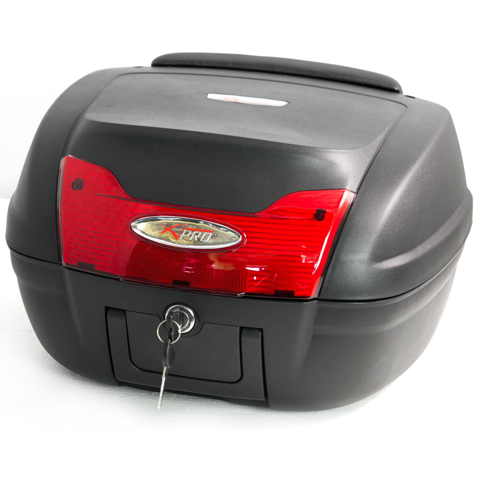 motorkoffer/helmkoffer, ruimte voor 1helmen, 20 liter inhoud, topcase universeel, voor scooters, motoren, bromfietsen en quads