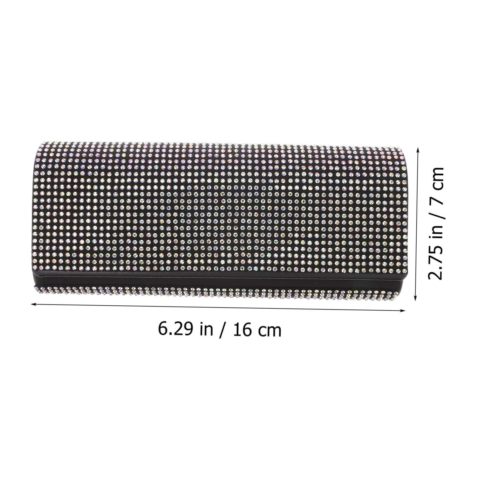 iplusmile 3pezzi Portaocchiali Da Sole Per Auto Con Design Strass Scintillanti Accessorio Per Donne Protezione Occhiali Contro Graffi Per Auto Camion e Rv