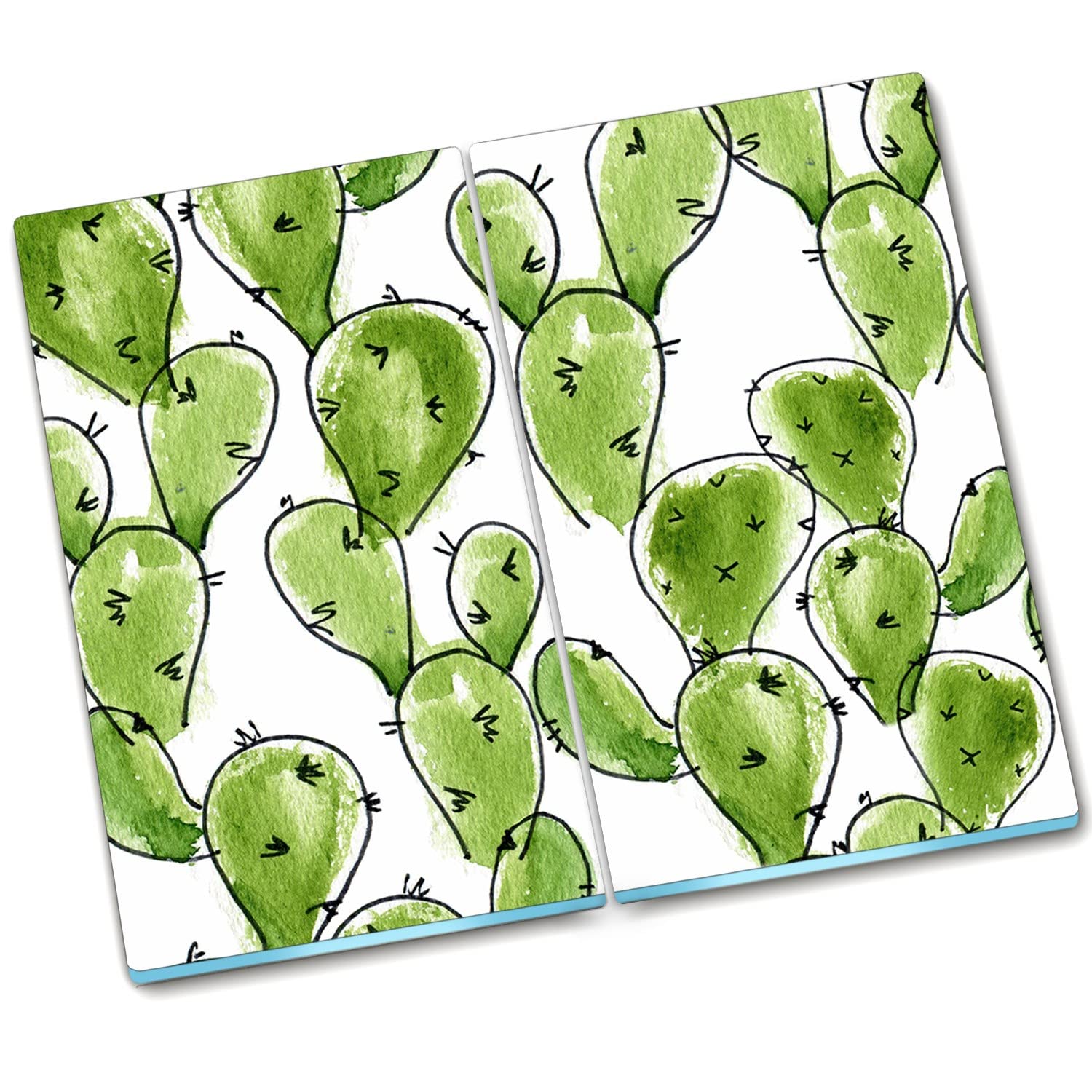 Plaque de protection de cuisine en verre Décormat Cactus pour sublimer et agrandir le plan