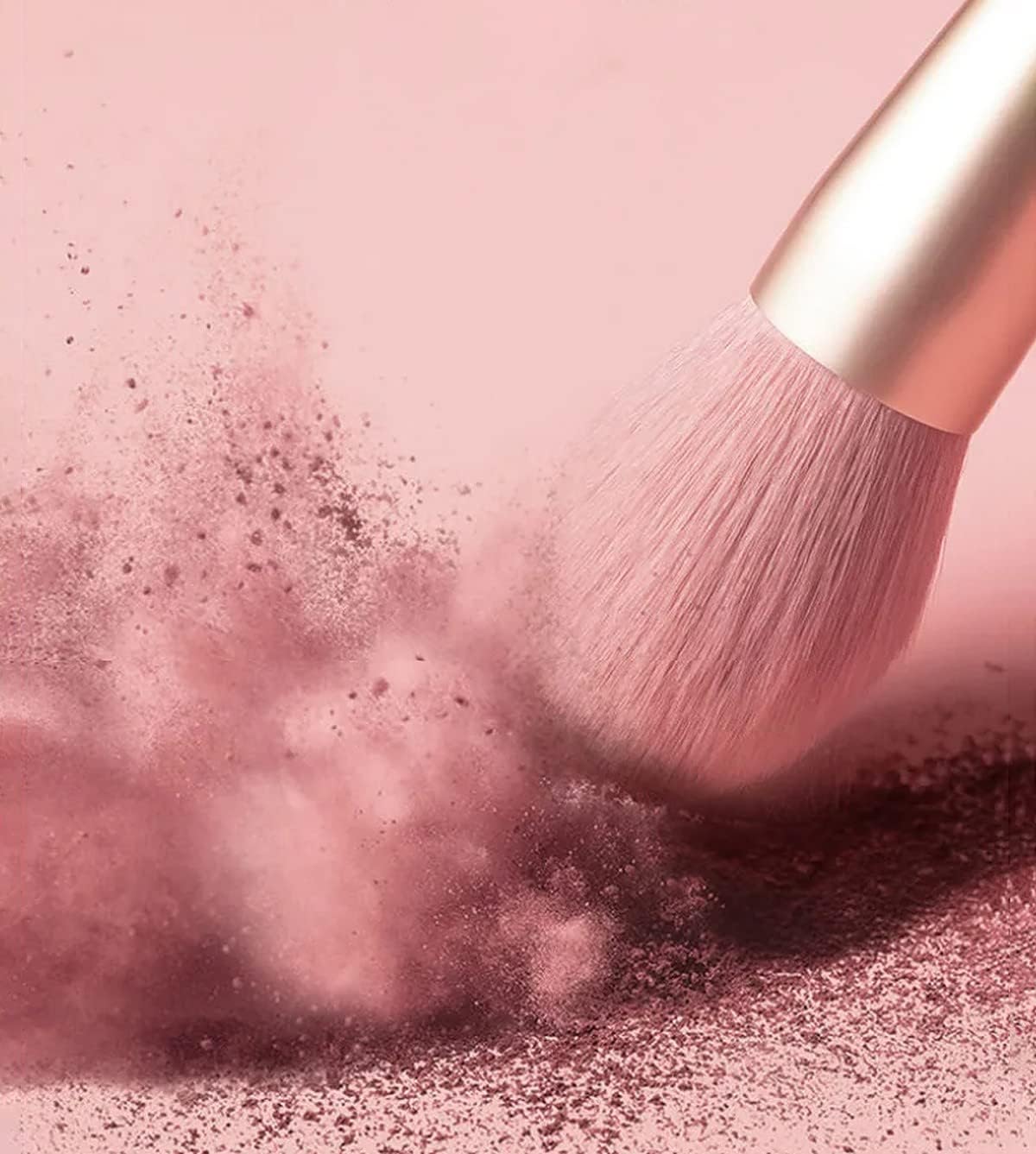 ZemGlam Makeup Brush Set (8 Piece) Eyeshadow Brush with PU Bag Synthetic Bristle Foundation Face Powder Blush Makeup Brush Kit for Ladies 2