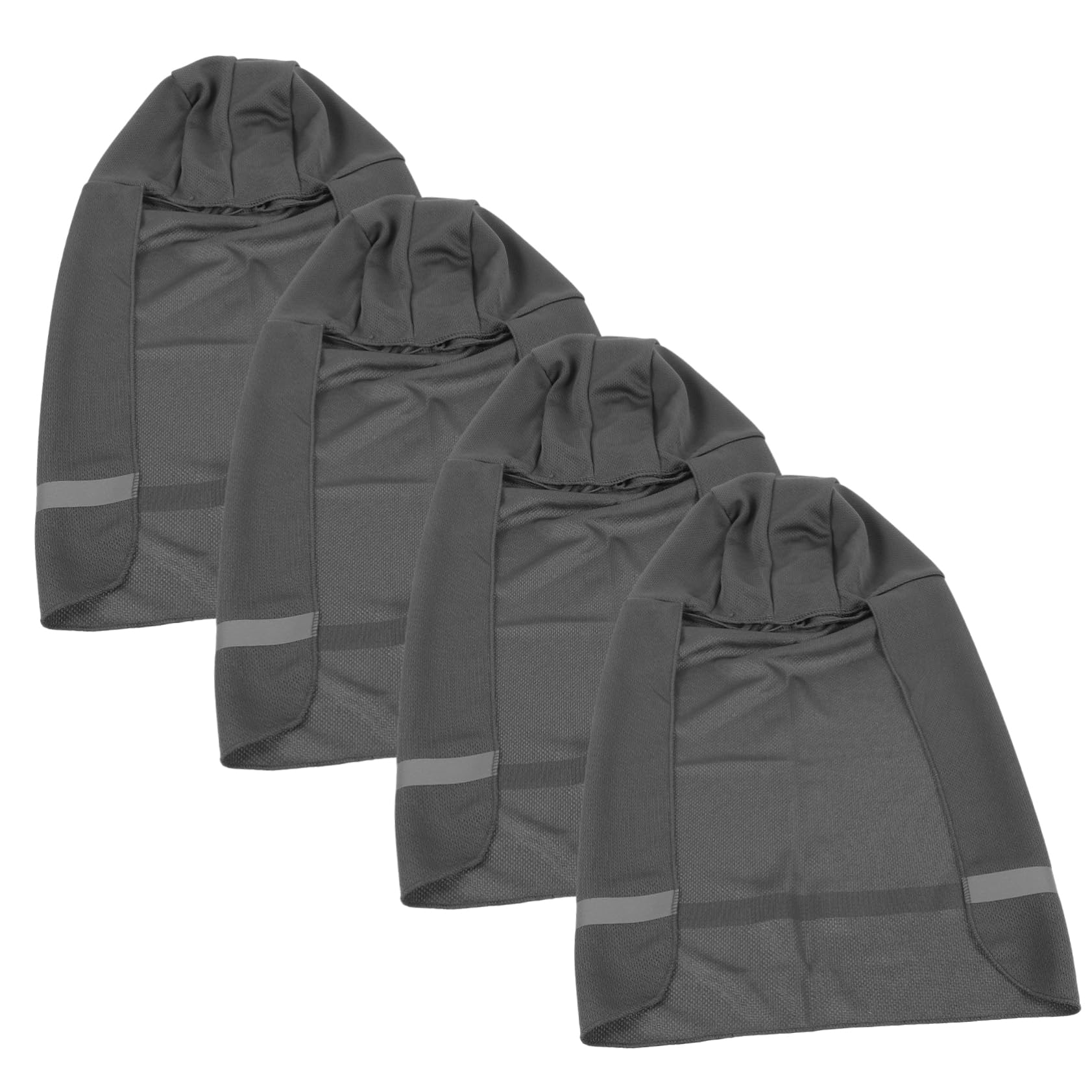 POPETPOP Sombrero Protector Solar para Casco Cuello Reflejante para Compatible Seguridad Oscuro