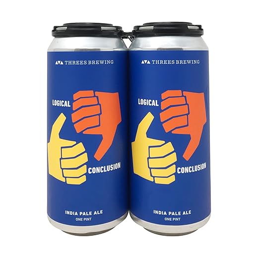 Threes Brewing Logical Conclusion IPA, 4-pk, 16 fl oz