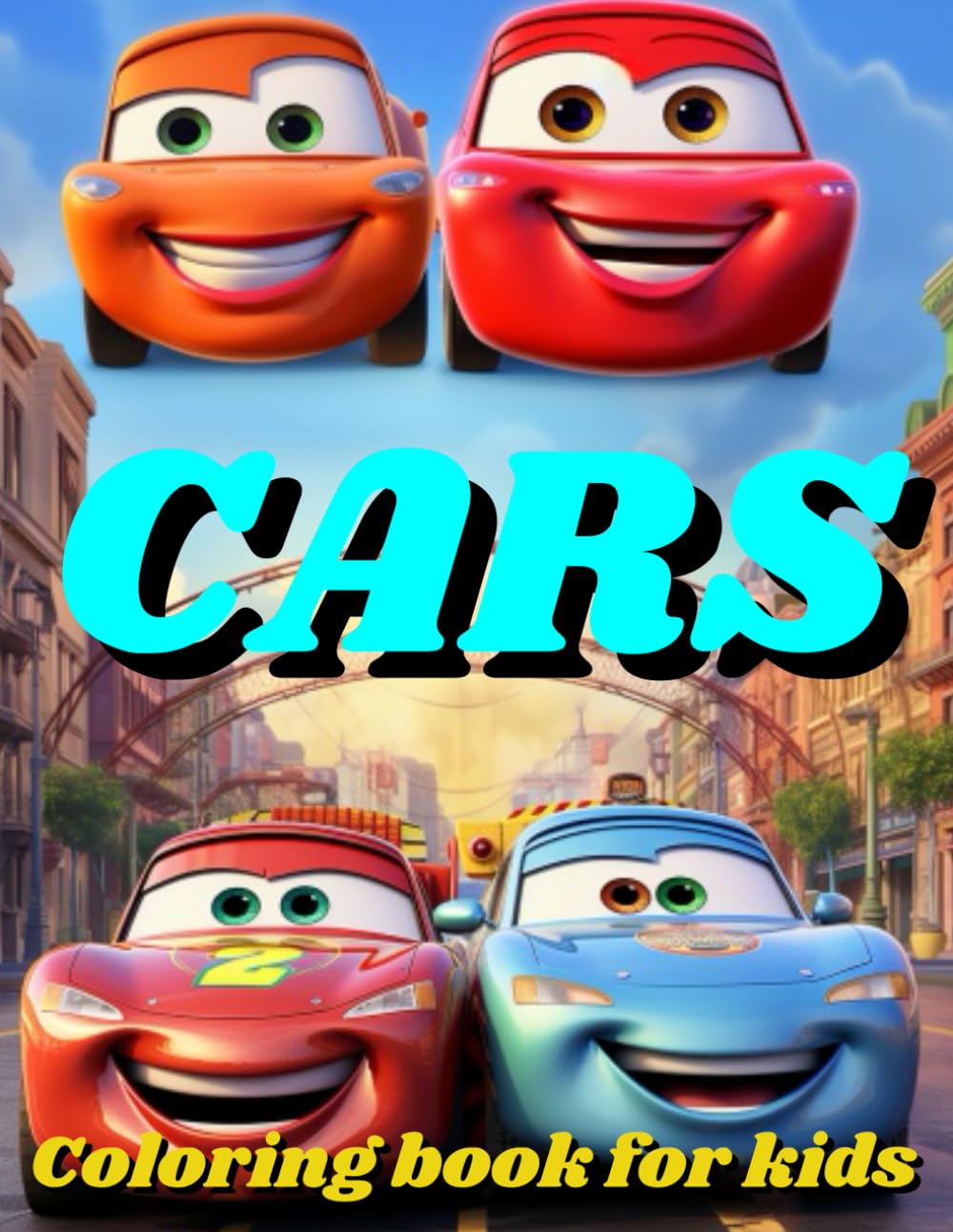 CARS COLORING BOOK FOR KIDS: COLOURING BOOK FOR KIDS | COLORING BOOK FOR GIRLS AND BOYS | LARGE PAGES | 8.5 X 11
