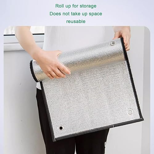 Miniatura 8 de Película reflectante de enfriamiento para ventana con protección solar anti UV, película de privacidad para ventanas de vidrio, película aislante de