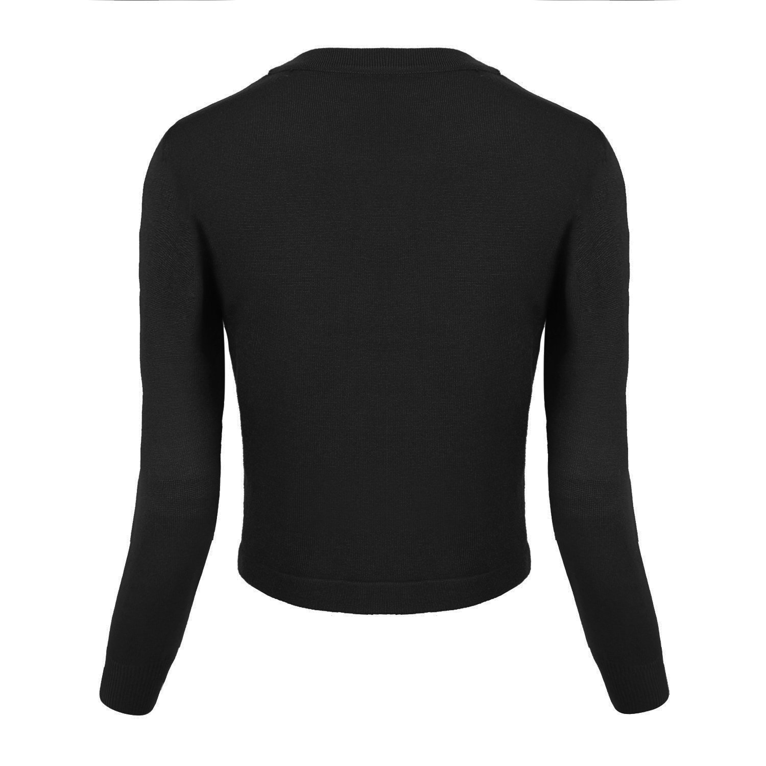 Urban GoCo Donna 3/4 manica lavorato a maglia Cardigan corto