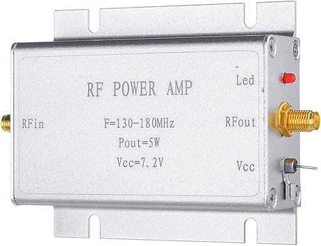 Ils 144 Mhz Rf Power Amplifier 5 W 7 2 V Para 130 Transmisor Remoto 180 Mhz Inalambrico Amazon Es Electronica