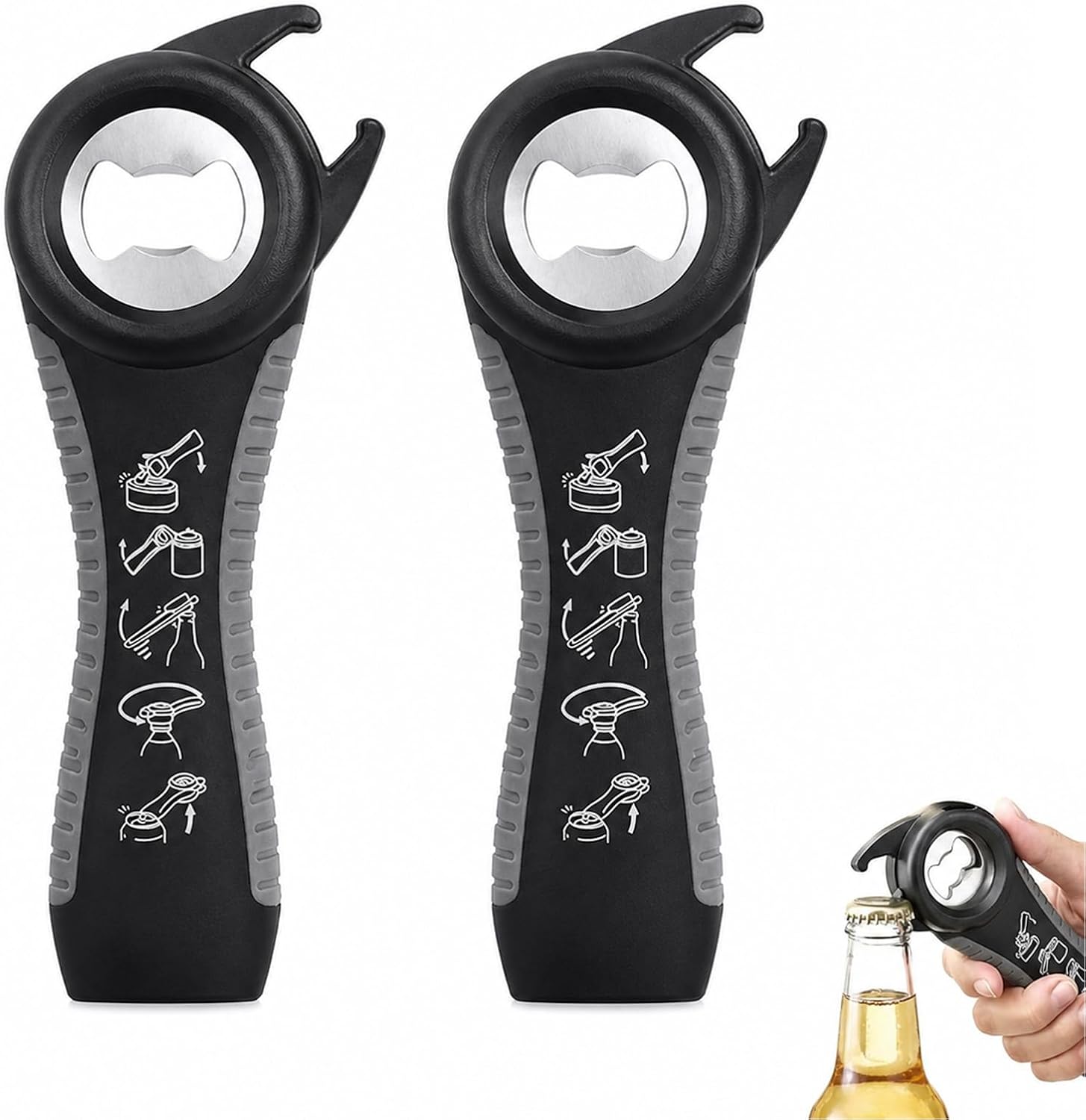 Bottle Opener – 5-In-1 Multifunctional Tool For Seniors & Arthritis