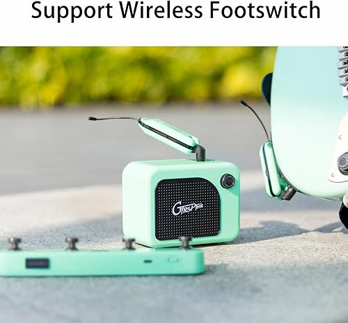 Miniatura 6 de GTRS S800 - Sistema de efectos inteligentes para guitarra eléctrica, guitarra de práctica con simulaciones de guitarra, batería de 10 horas, bucle