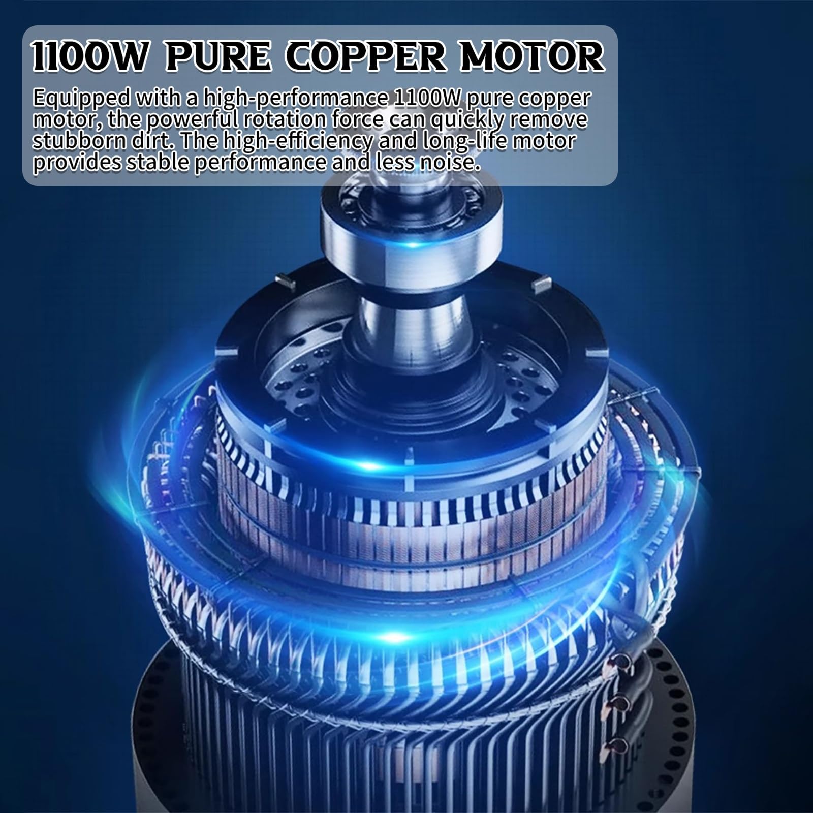 Máquina limpiadora de alfombras de limpieza profunda, tanque de agua de 8 L, motor de 1100 W para una limpieza eficaz en entornos comerciales
