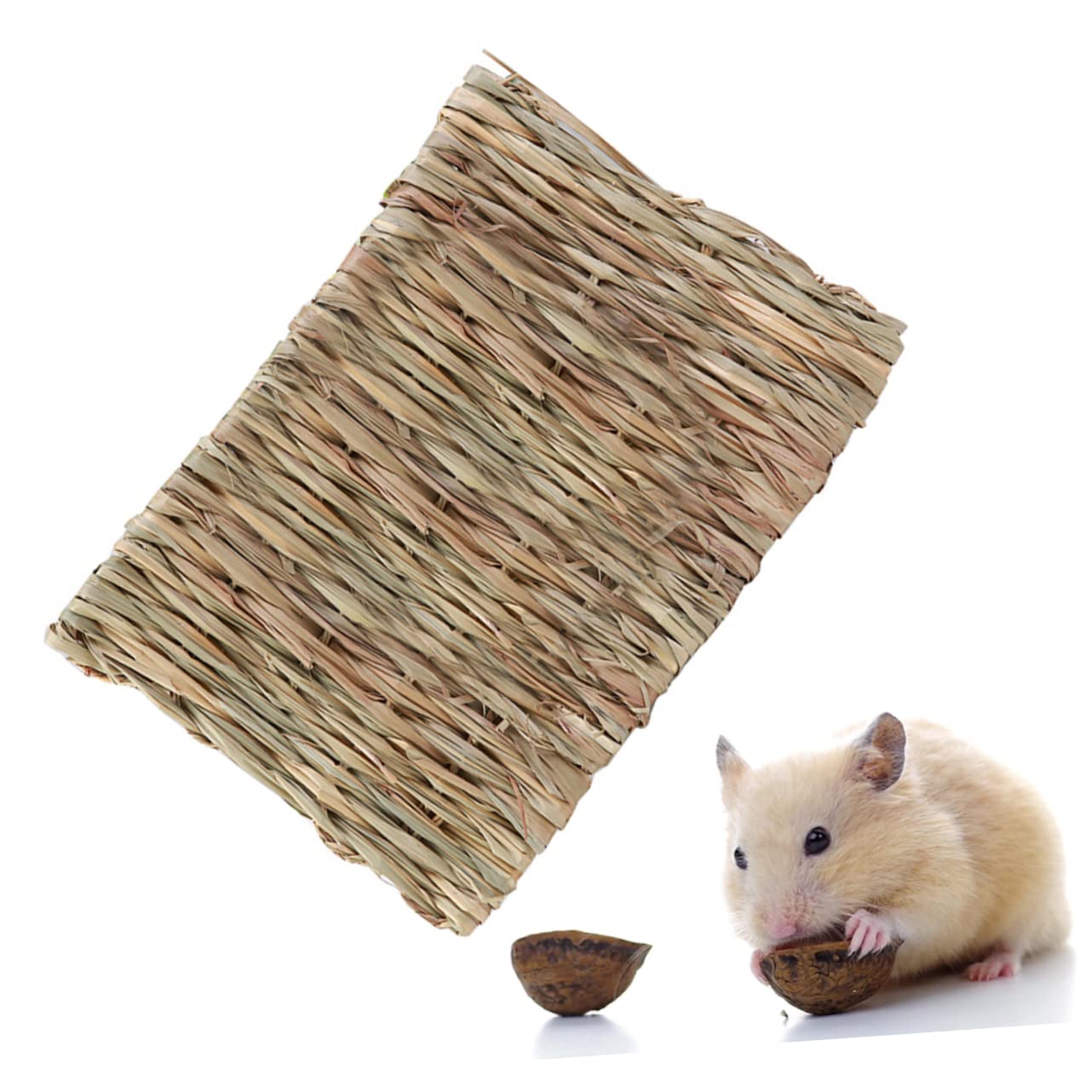Yardwe 3stücke Hamsterhaus Schilfrohr Gemütliche Pet Nest Für Nagetiere Kauspielzeug Für Meerschweinchen Kaninchen Und Chinchillas Für Schlaf Und Spiel