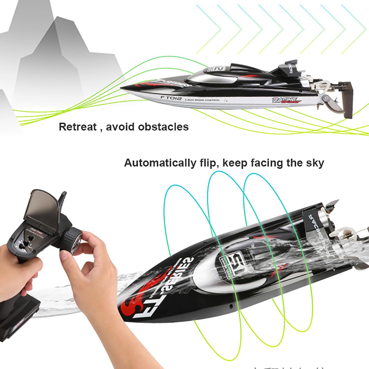 Amazon.co.jp: Ssccgym (RTR) 大型リモコン ブラシレスボート RC速度