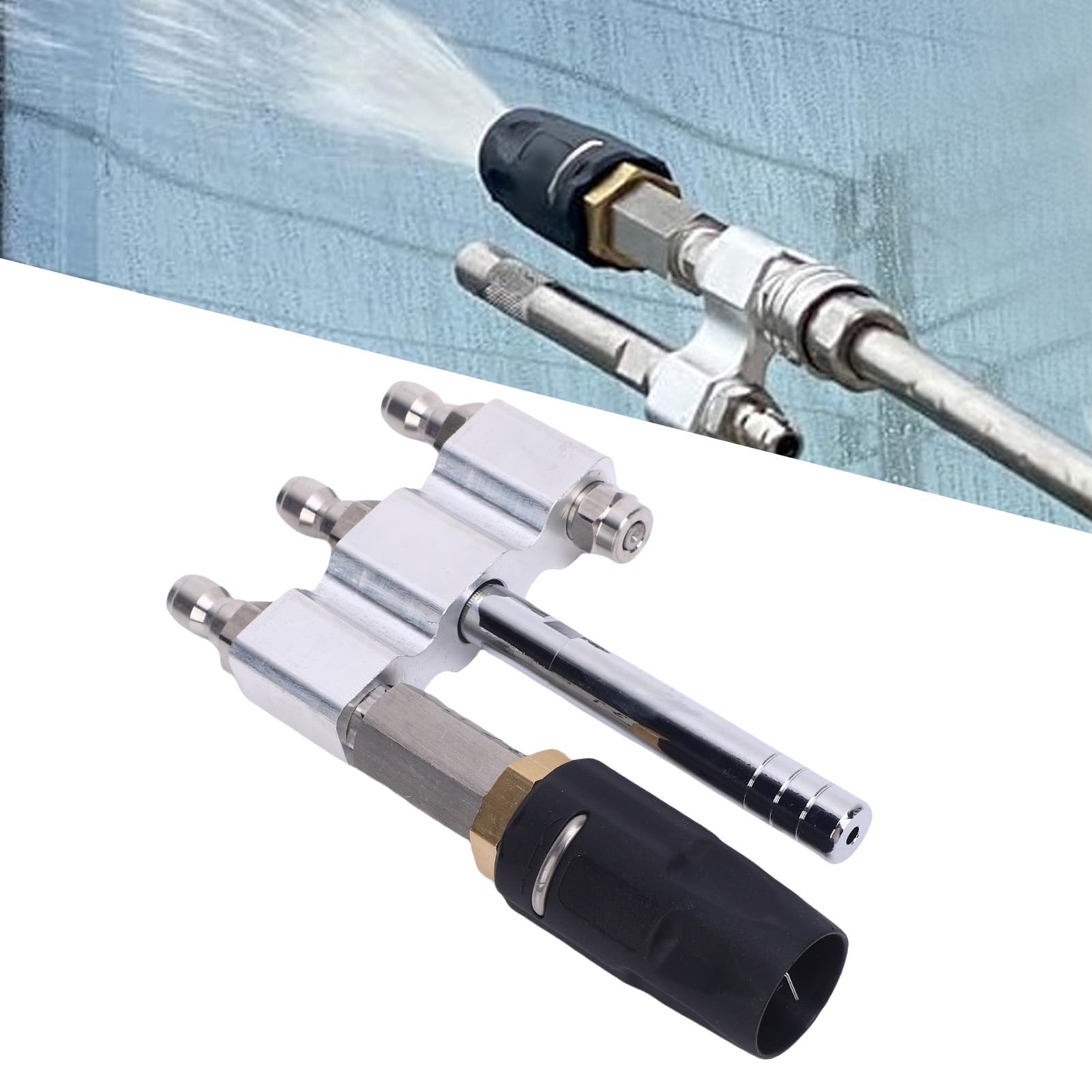Boquilla de Lavado Suave Ajustable con Conector de 1/4 Pulgada