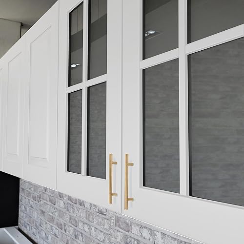 Vista 39 de Design House 189647 - Tiradores sólidos para gabinete, paquete de 10, tiradores de cajón de centro a centro, manijas de cocina modernas, acero Acero