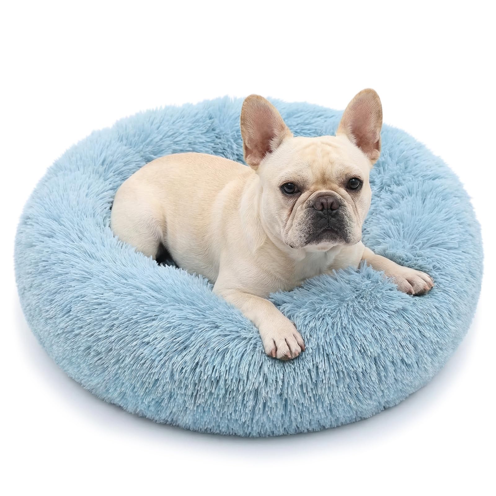 nononfish Cozy Small Dog Bed,Soft Donut Calming Pet Bed — image 1