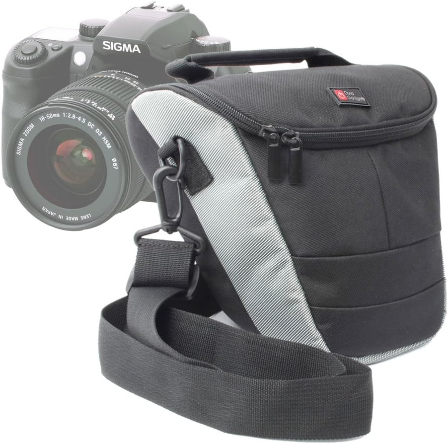 DURAGADGET Durable Lightweight Photo Range Carry Pouch - Suitable for Sigma SD15| Sigma DP2x| Sigma DP2s| Sigma SD1 Merrill & Sigma DP1x Camera| with Detachable Shoulder Strap and Belt Loop