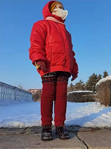Miniatura 5 de Calentadores de piernas para niños y niñas, calentador de piernas grueso y cálido para el invierno frío