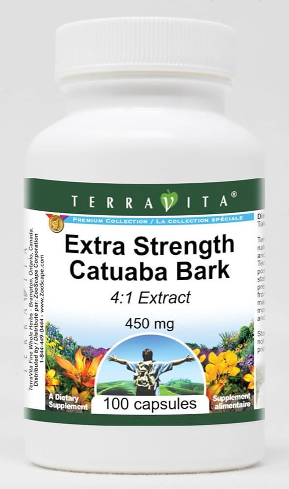 CATUABA  カツアバ Amazon.com: Extra Strength Catuaba Bark 4:1 Extract - 450 mg