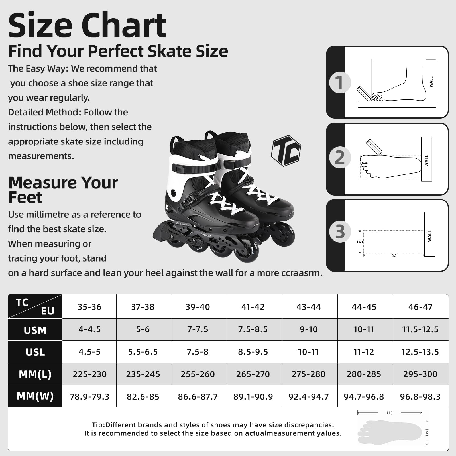 Patines en línea para Mujeres y Hombres, Patines de Ruedas para Adultos, Patines Profesionales de Fitness Unisex