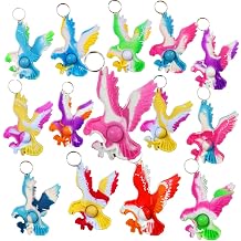 100 Packs Bulk Eagles Mini pop Key Chain, Fidget for Boy Girls Gifts, Birthday Party Favors Supplies Classroom summer Student Prizes