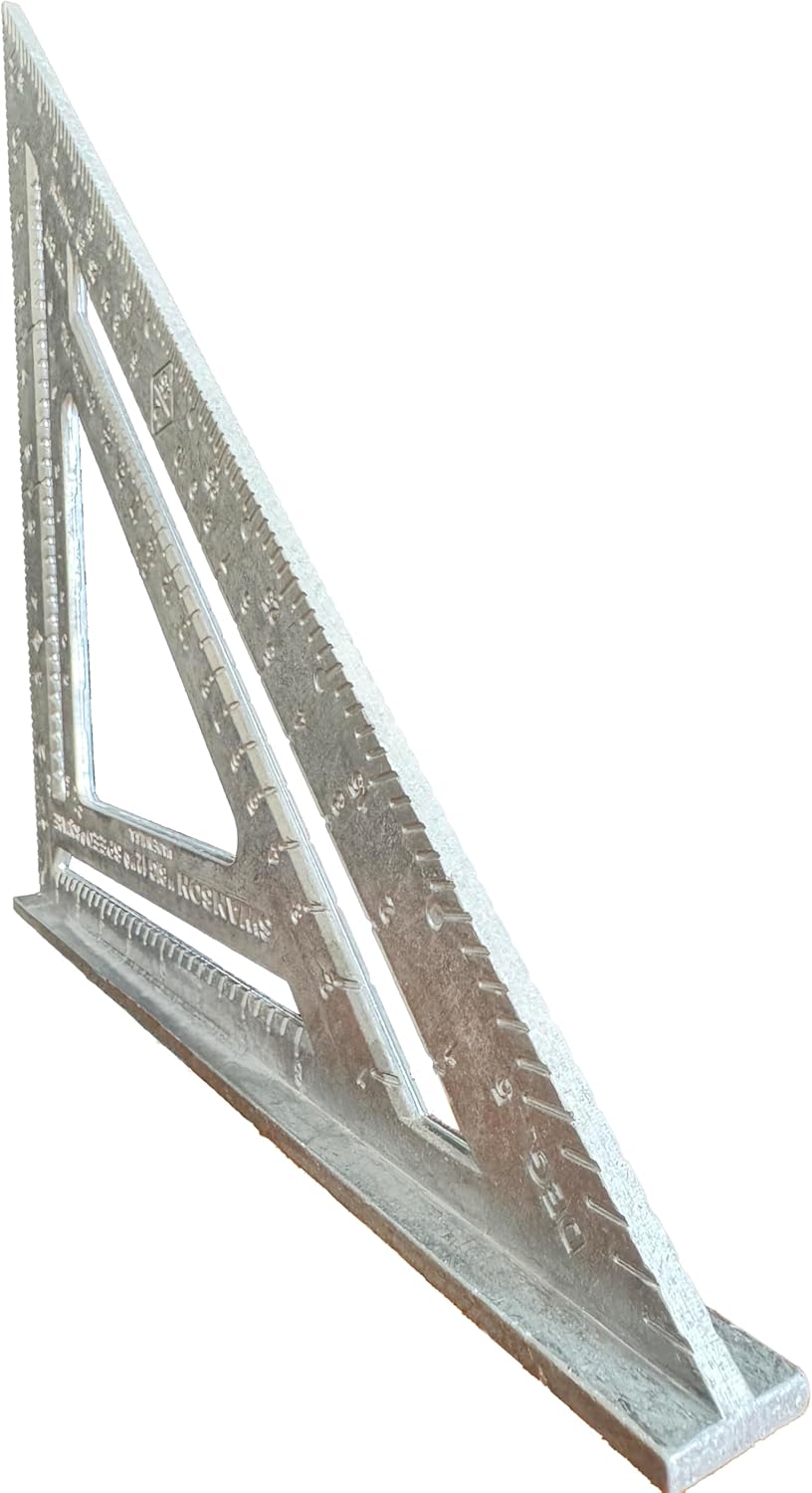 Swanson Tool Co., Inc Swanson T0108 Big 12 Speed Square Layout Tool with Blue Book, Plain gradations, 12-Inch