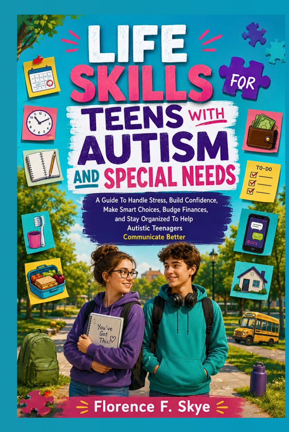Life Skills For Teens With Autism and Special Needs: A Guide To Handle Stress, Build Confidence, Make Smart Choices, Budge Finances, and Stay Organized To Help Autistic Teenagers Communicate Better