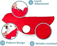 Vista 3 de Gooby, vestimenta chaleco para perros para clima frío para todos los días con capucha para perros pequeños, XL, Gris