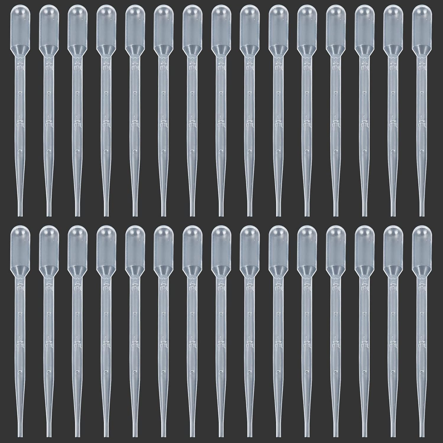 MIVIDE 400PCS 2ML Plastic Transfer Pipettes Eye Dropper, Essential Oils
