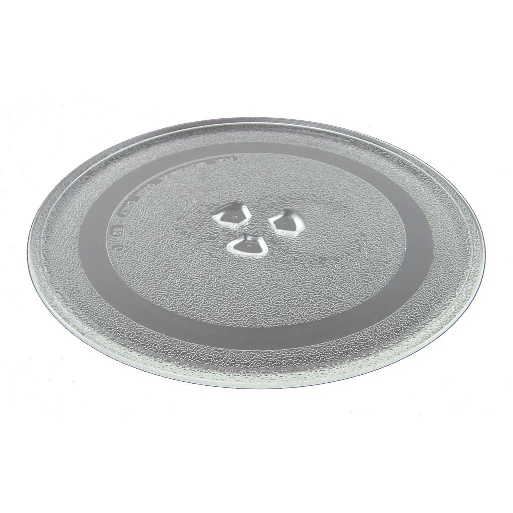 Yourspares Fits Teka, Tricity and Whirlpool Universal Microwave Turntable 245mm 9.5 Inches 3 Fixings Dishwasher Safe