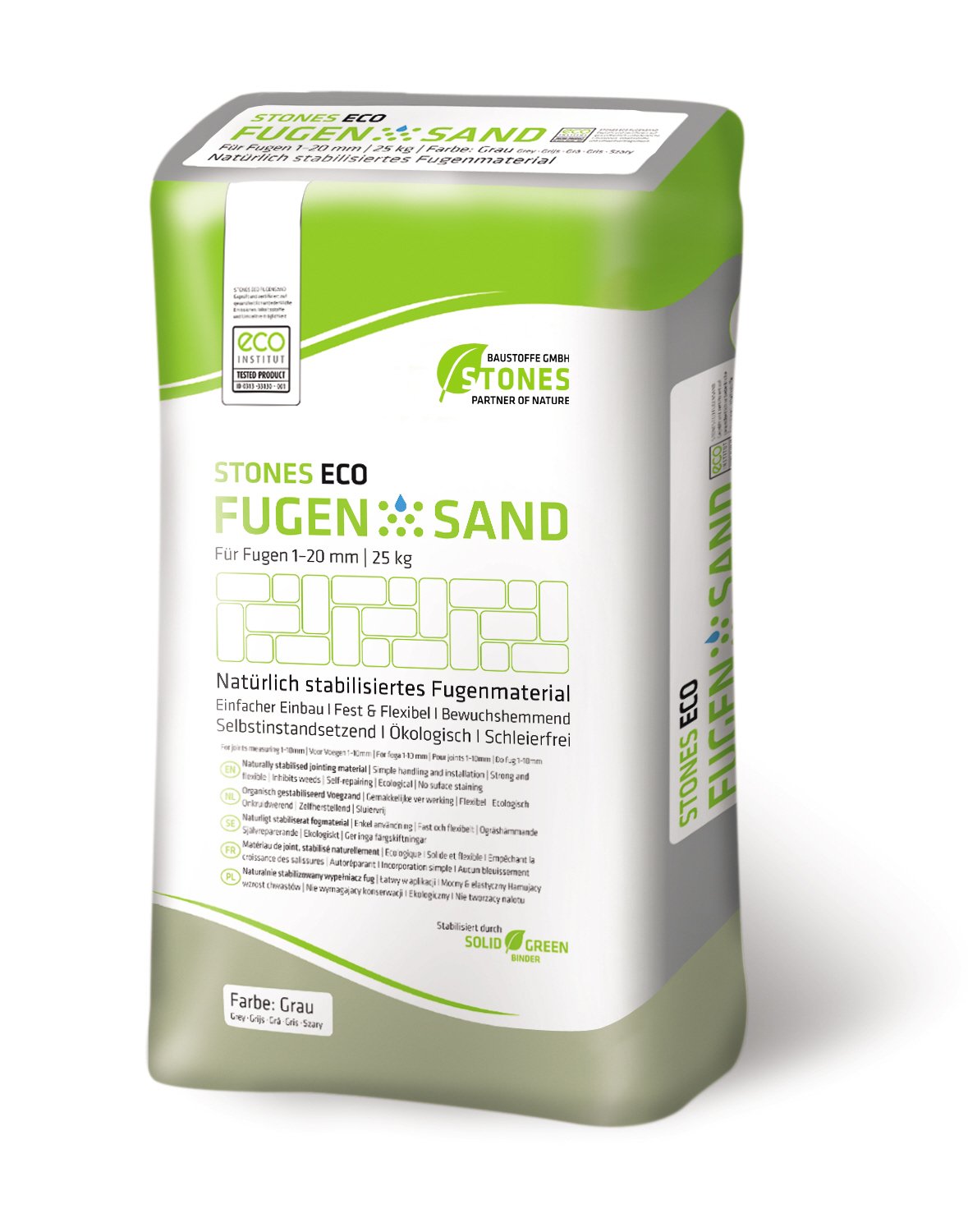 Fugensand 1-20 mm, 25 kg (grau)