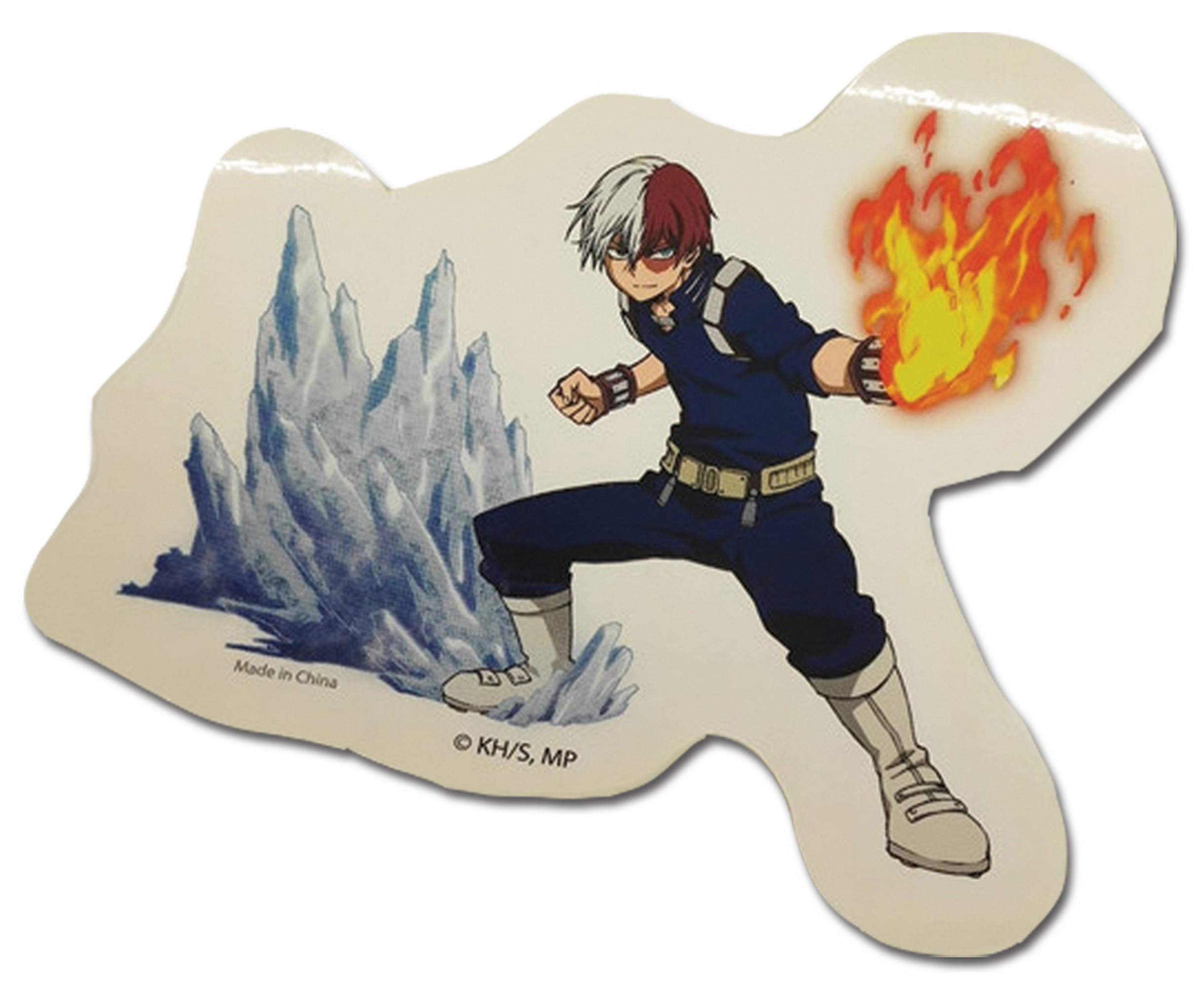 My Hero Academia- Todoroki - Adhesivo troquelado (8,9 cm)