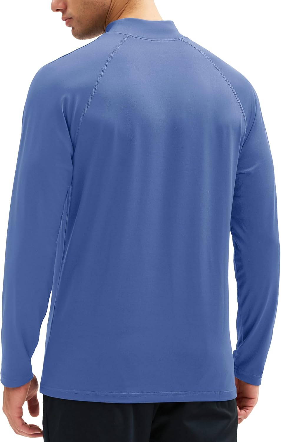 Cavva Men's Thermal Fleece Lined Shirts Mock Neck Long Sleeve Undershirt Athletic Casual Base Layer Winter Top - Image 2