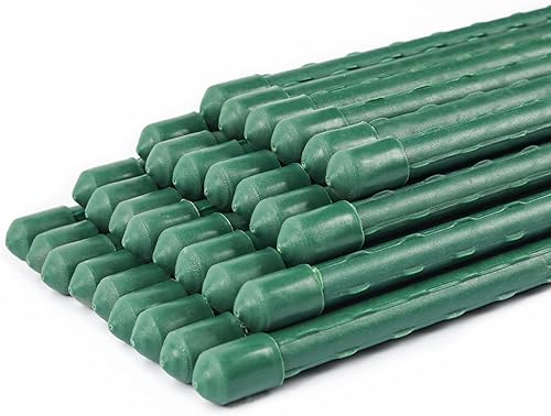Hmdivor Garden Stakes - Estacas para plantas de 48 pulgadas, estacas de tomate, paquete de 30