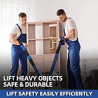 Vista 5 de Ytonet Correas móviles, sistema de elevación y movimiento para 2 personas con 12 cómodas almohadillas de esponja gruesas, correas de elevación