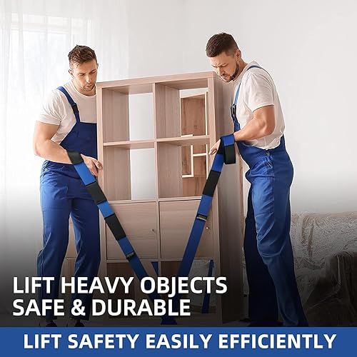 Miniatura 5 de Ytonet Correas móviles, sistema de elevación y movimiento para 2 personas con 12 cómodas almohadillas de esponja gruesas, correas de elevación