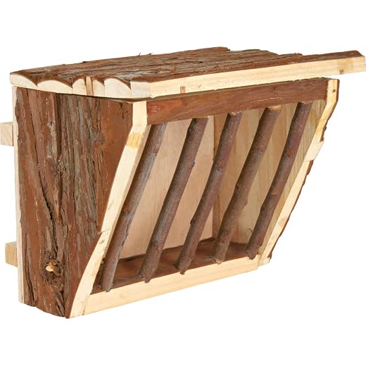 Trixie 61191 Heuraufe zum Einhängen, 20 × 15 × 17 cm