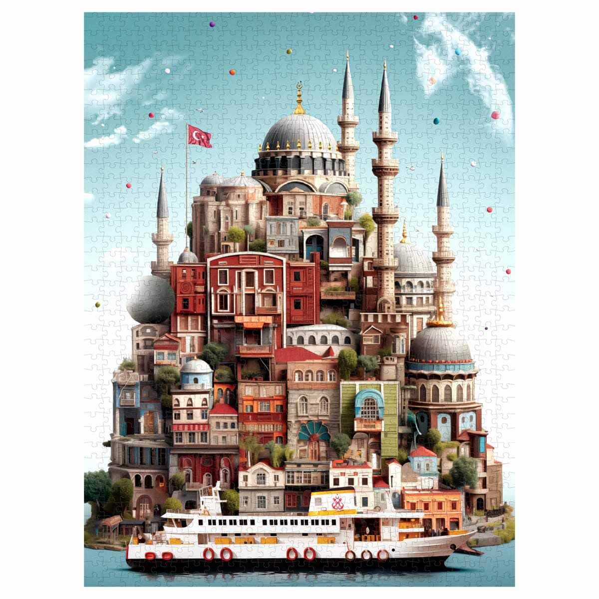 Anatolian Puzzle - Tophane / 1000 Parça Puzzle, #1162 : Amazon.com