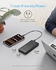 Power Bank Anker (PowerCore 10K), batería portátil compacta de 10,000mAh lista para viajar con tecnología PowerIQ, carga rápida 5V/3A para iPhone, iPad y más (1, Negro), certificado ClimatePartner 6