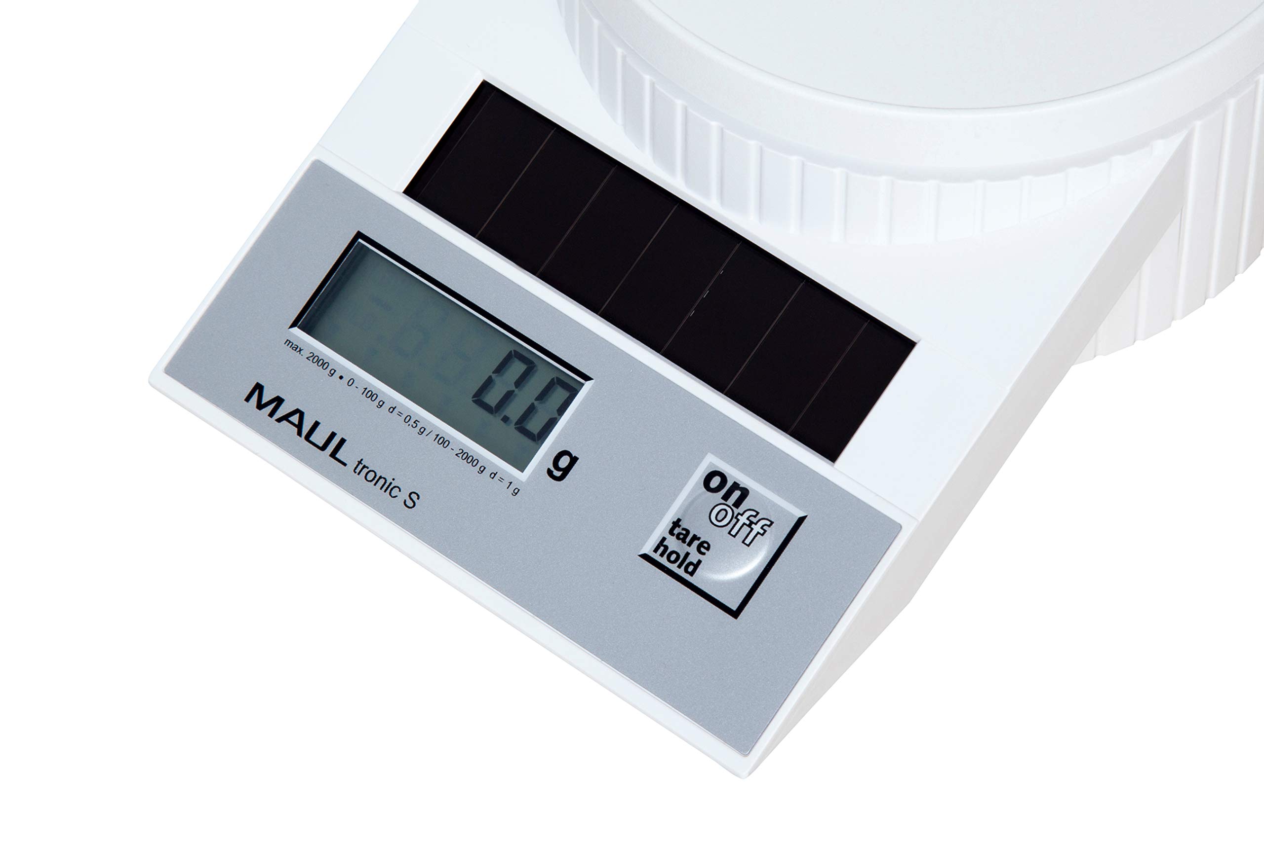 Pèse-lettre solaire 2000 g Blanc Maul 15120