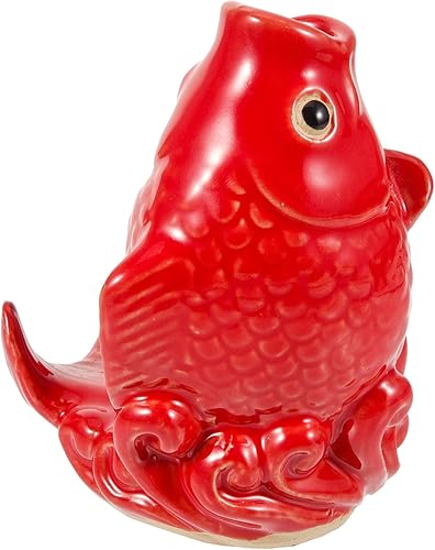 Yardwe Fuente de pescado de carpa, escupidora, fuente de peces de carpa, escupidora, canalón, extensión de bajante, extensor de carpa decorativo,