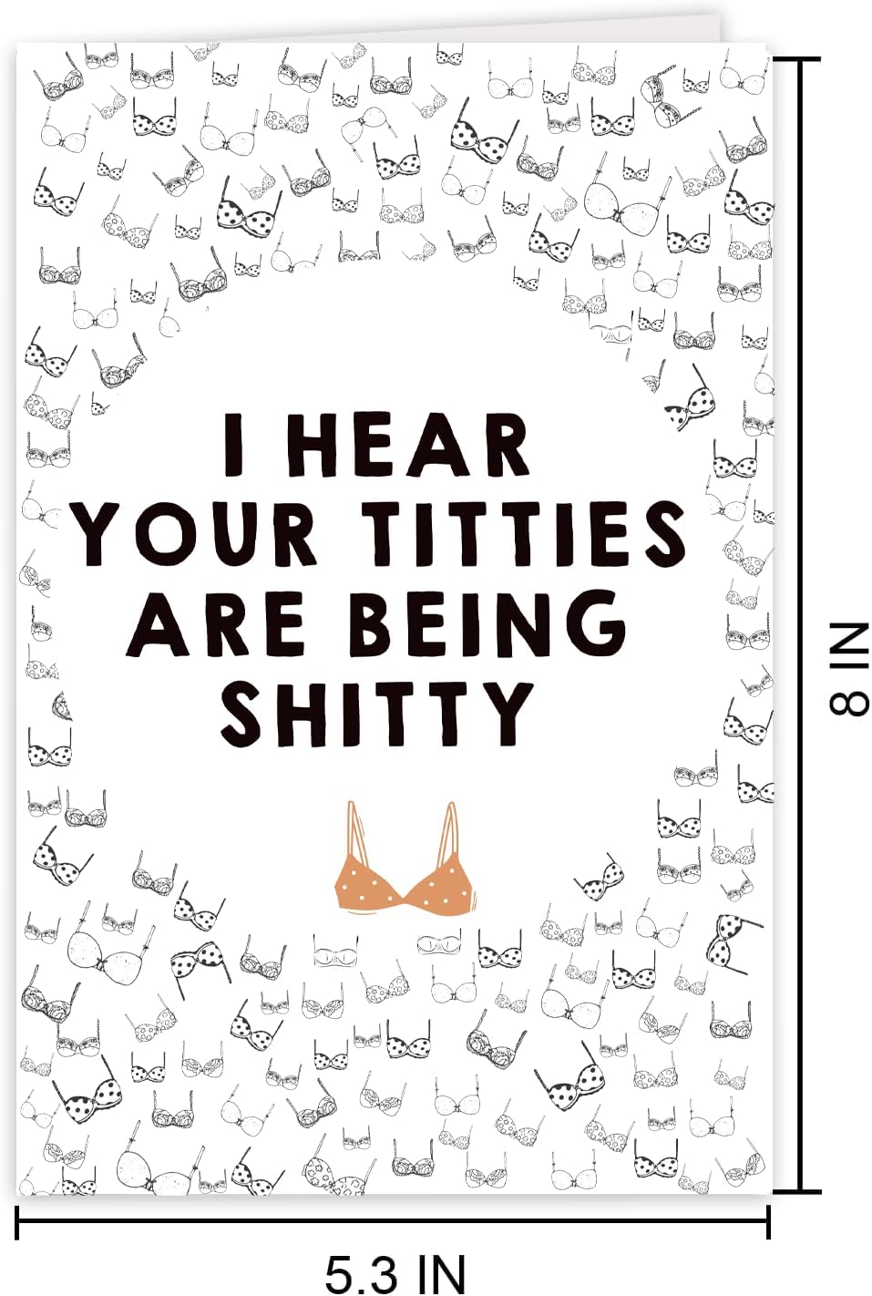 Funny Breast Cancer Card for Her, Breast Cancer Gift, Breast Cancer Encouragement Card, Breast Cancer Sympathy Card Gift, Breast Cancer Get Well Card Fell Better Gift for Women - Image 6