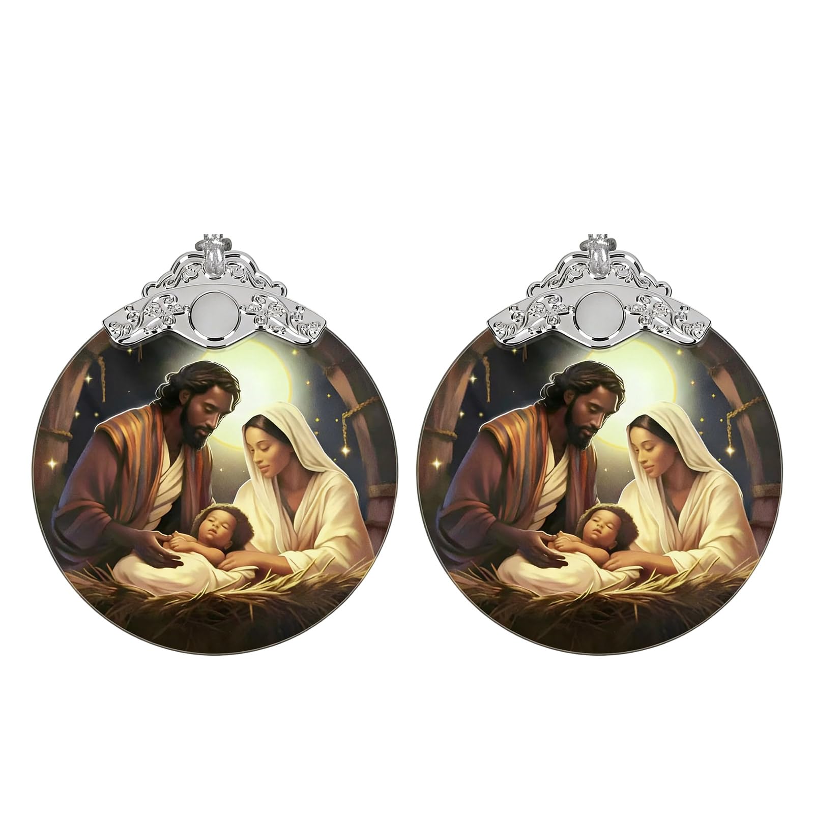 Nativity Ornament for Christmas Tree Religious Gift Nativity Scene Ornament Decorations Xmases Keepsakes Gift Christmas Decorations