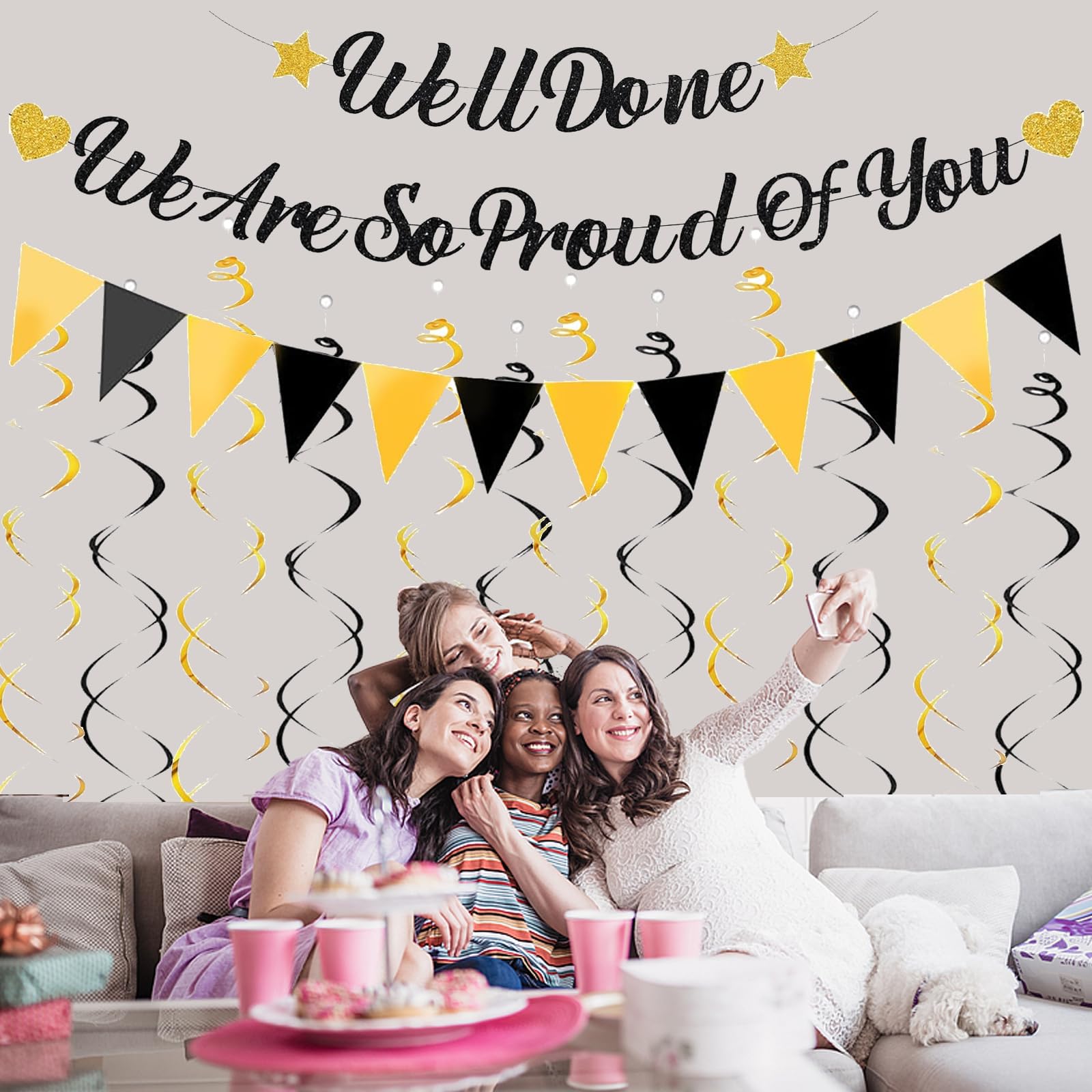 Graduation Decorations Congratulations Party Banner - Image 3