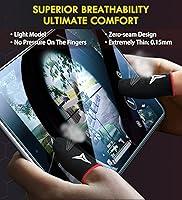 Vista 5 de 10 piezas de fundas de dedos para juegos móviles, fundas de dedos Nuozme para todos los dispositivos con pantalla táctil, nanofibras